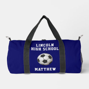 Soccer Boys School Team Name Duffle Bag