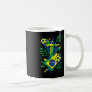Soccer Brazil Footbyll Christ Rio Culture Coffee Mug