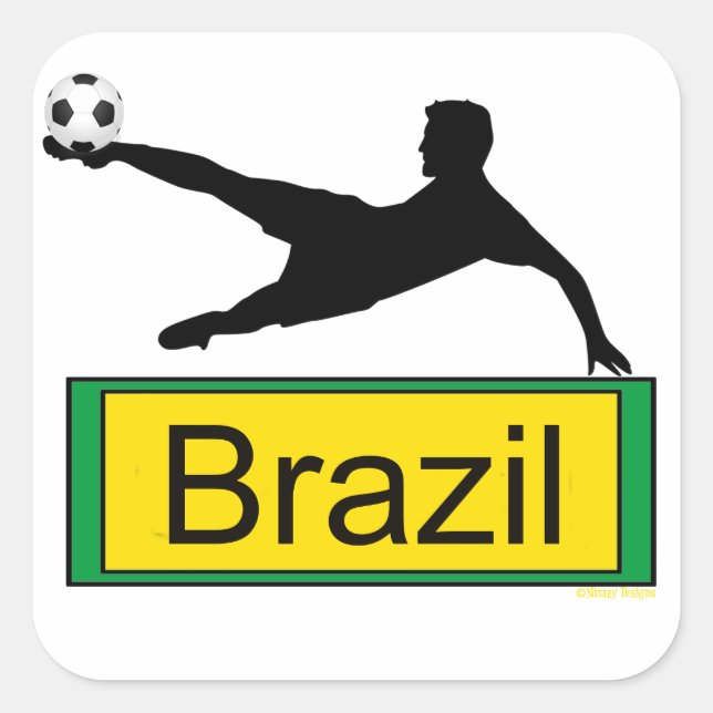 Soccer/Brazil sticker (Front)