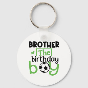 Soccer Brother Birthday Boy Party Soccer Family Ma Key Ring