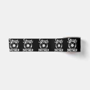 Soccer Brother Men Family Matching Team Player Soc Satin Ribbon