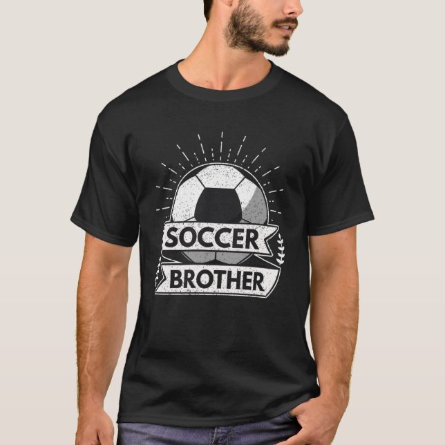 Soccer Brother Player Goalie Game Ball Team Goal G T-Shirt (Front)