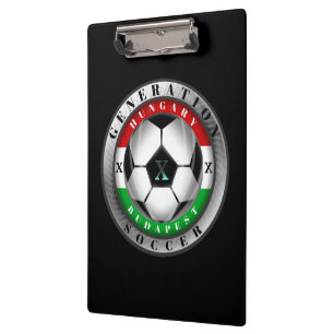 Soccer Budapest Hungary Generation X Clipboard