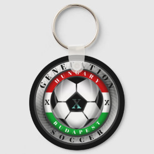 Soccer Budapest Hungary Generation X Key Ring