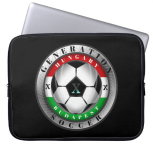 Soccer Budapest Hungary Generation X Laptop Sleeve