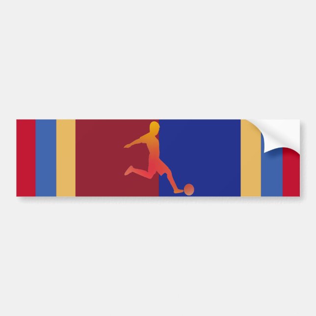 Soccer Bumpersticker Bumper Sticker (Front)
