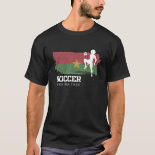 Soccer Burkina Faso Flag Football Womens Soccer Gi T-Shirt