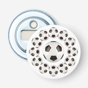 Soccer Button Bottle Opener