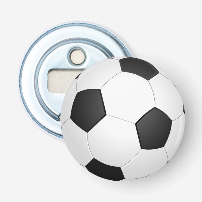 Soccer Button Bottle Opener (Front)