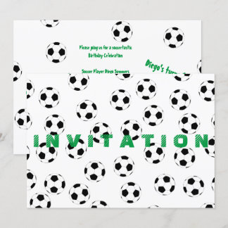 Soccer by The Happy Juul Company Invitation