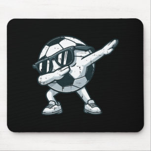 Soccer Byll Dab Cute Footbyll Player Boys Kids Tod Mouse Pad