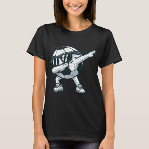 Soccer Byll Dab Cute Footbyll Player Boys Kids Tod T-Shirt
