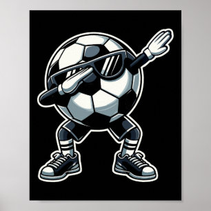 Soccer Byll Dabbing Funny Player Soccer _1  Poster