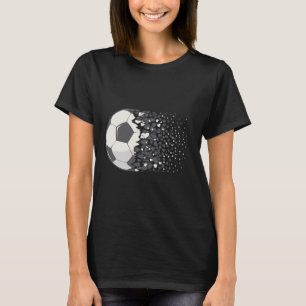 Soccer Byll Graphic Women Girls Soccer Heart Socce T-Shirt