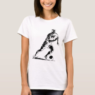 Soccer Byll In Motion Pixel Art Design _1  T-Shirt