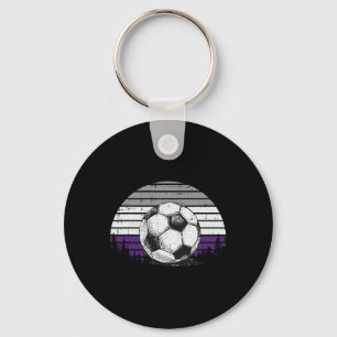 Soccer Byll Lgbt-q Gay Pride Flag Sport Fan Player Key Ring