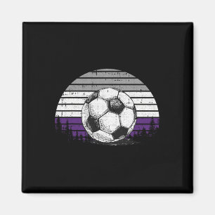 Soccer Byll Lgbt-q Gay Pride Flag Sport Fan Player Magnet