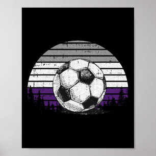 Soccer Byll Lgbt-q Gay Pride Flag Sport Fan Player Poster
