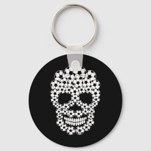 Soccer Byll Skull Skeleton Costume Cool Sport Hall Key Ring