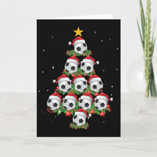Soccer Bylls Xmas Tree Ornaments Sports Soccer Chr Card