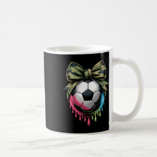 Soccer Camouflage Bow Coquette Military Sporty Dri Coffee Mug