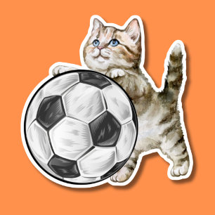 Soccer Cat Waterproof 