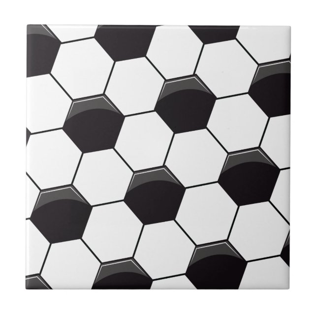 Soccer Cell Ceramic Tile (Front)