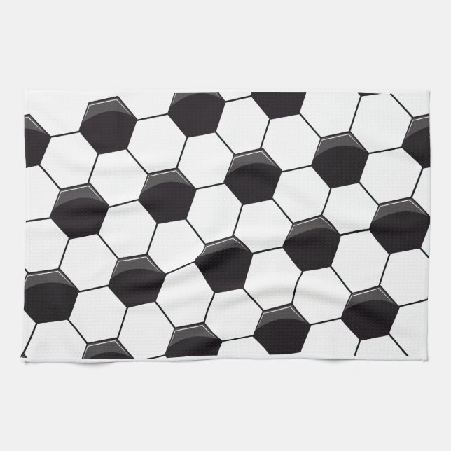 Soccer Cell Tea Towel (Horizontal)