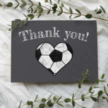 Soccer chalkboard heart