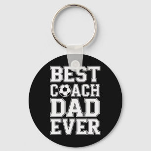Soccer Champion Best Coach Dad Ever Athletic Mento Key Ring