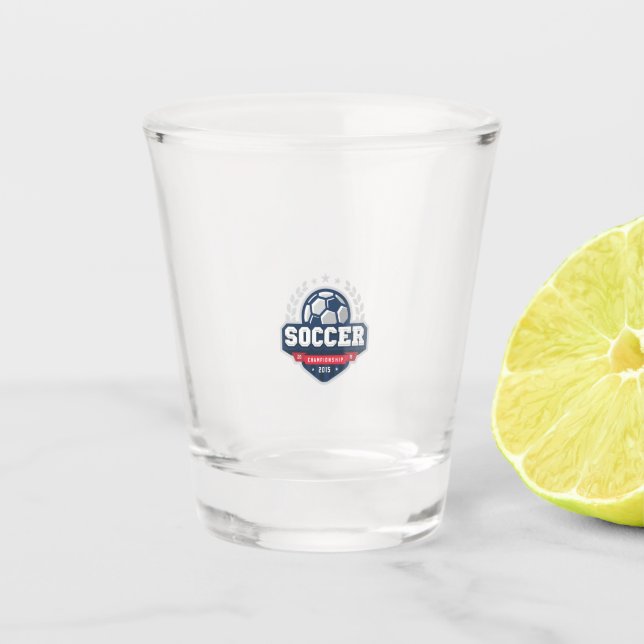 soccer championship shot glass (Front)