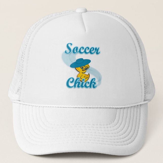 Soccer Chick #3 Trucker Hat (Front)