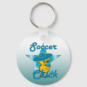 Soccer Chick #7 Key Ring