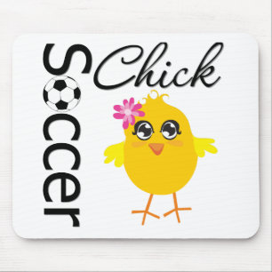 Soccer Chick Mouse Pad
