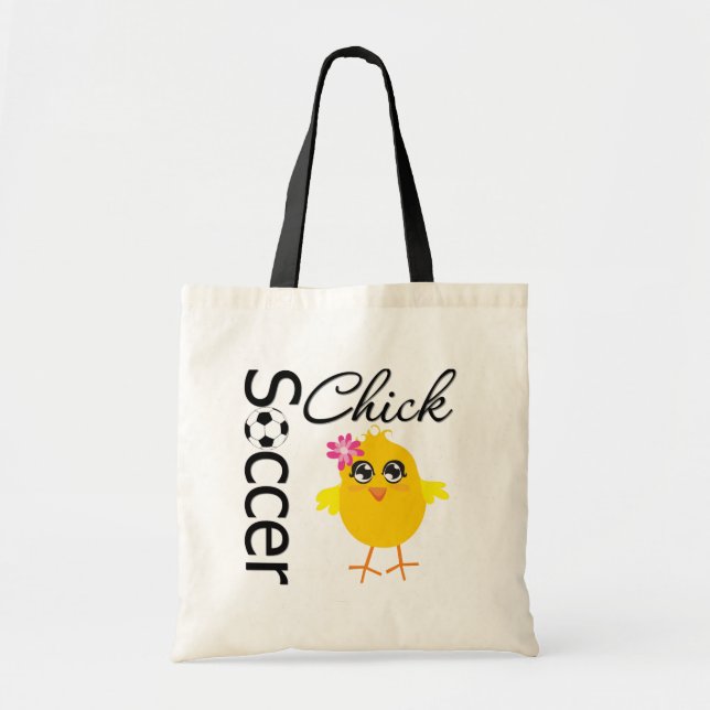 Soccer Chick Tote Bag (Front)