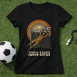  Soccer Christian Faith Goalie T-Shirt