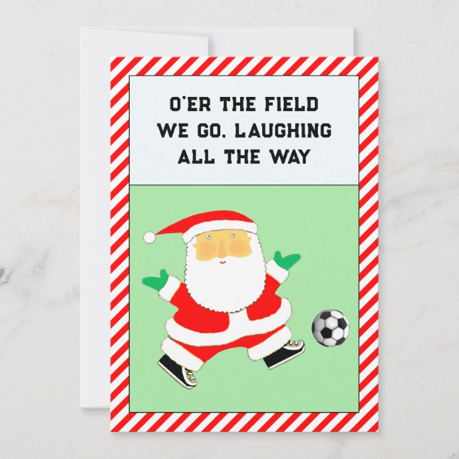 Soccer Christmas Cards (Front)