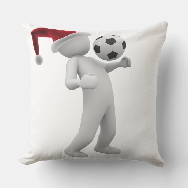 soccer christmas cushion (Front)
