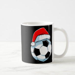 Soccer Christmas Funny Santa Hat Byll Sports Men K Coffee Mug