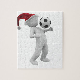 soccer christmas jigsaw puzzle