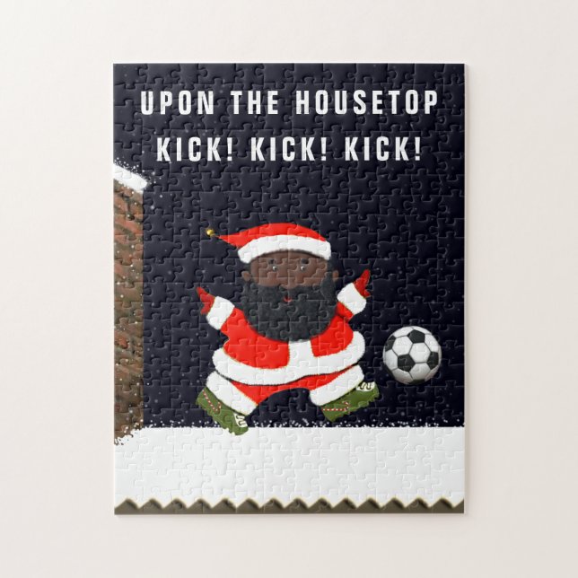 Soccer Christmas Jigsaw Puzzle (Vertical)