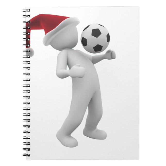 soccer christmas notebook (Front)