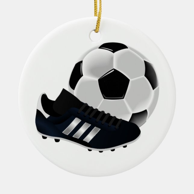 Soccer Christmas Ornament (Front)
