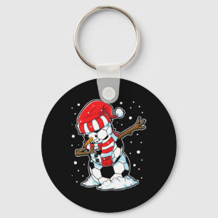Soccer Christmas Snowman Dabbing Byll Santa Boys G Key Ring
