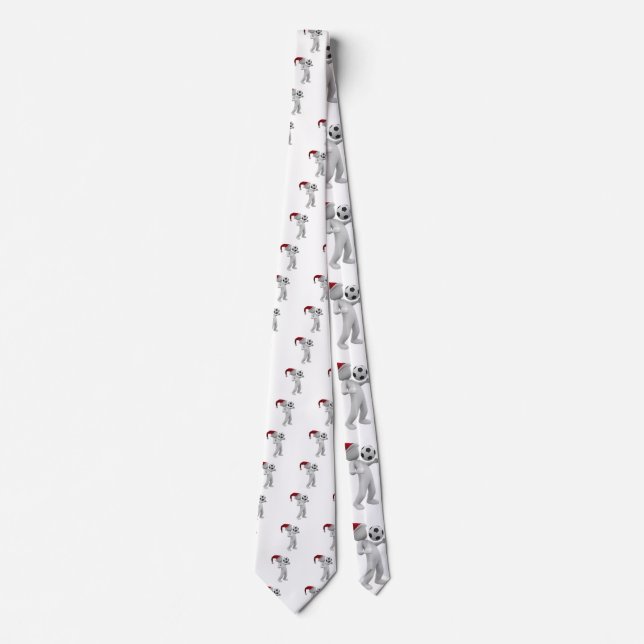 soccer christmas tie (Front)