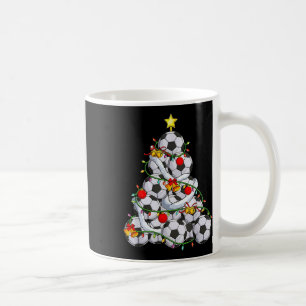 Soccer Christmas Tree Byll Santa Hat Funny Xmas So Coffee Mug