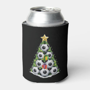 Soccer Christmas Tree Xmas Player Boys  Can Cooler