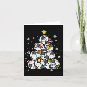 Soccer Christmas Tree Xmas Player Boys Girls Men W Card