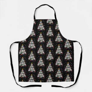 Soccer Christmas Tree Xmas Player Sports Lover Apron