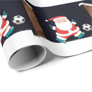 Soccer Christmas Wrapping Paper